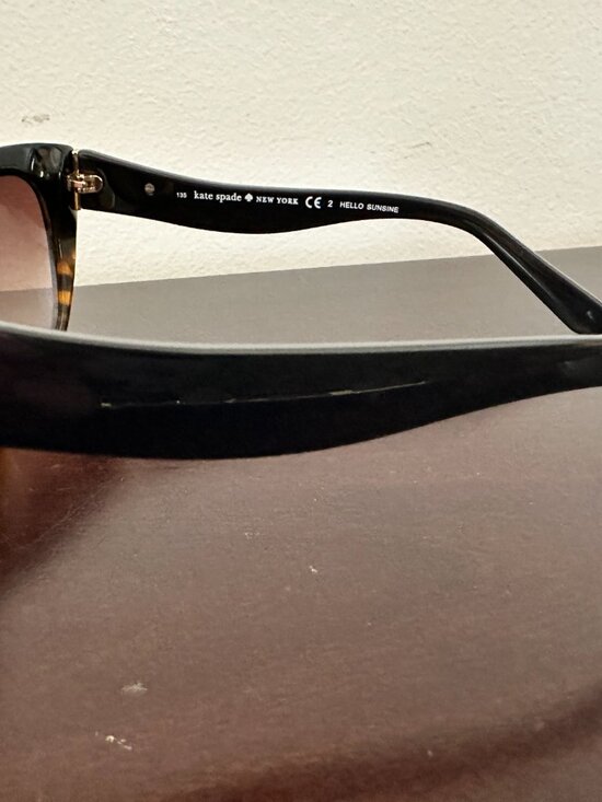 KATE SPADE HELLO SUNSHINE EMALEE/S 0086 B1 53 16 135 SUNGLASSES TORTOISE ARMS main image 9